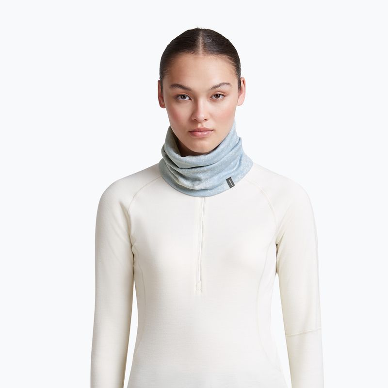 Kaklaskarė icebreaker Merino 260 Oasis Vertex Reversible Chute Chillwave snow/zinc blue 5