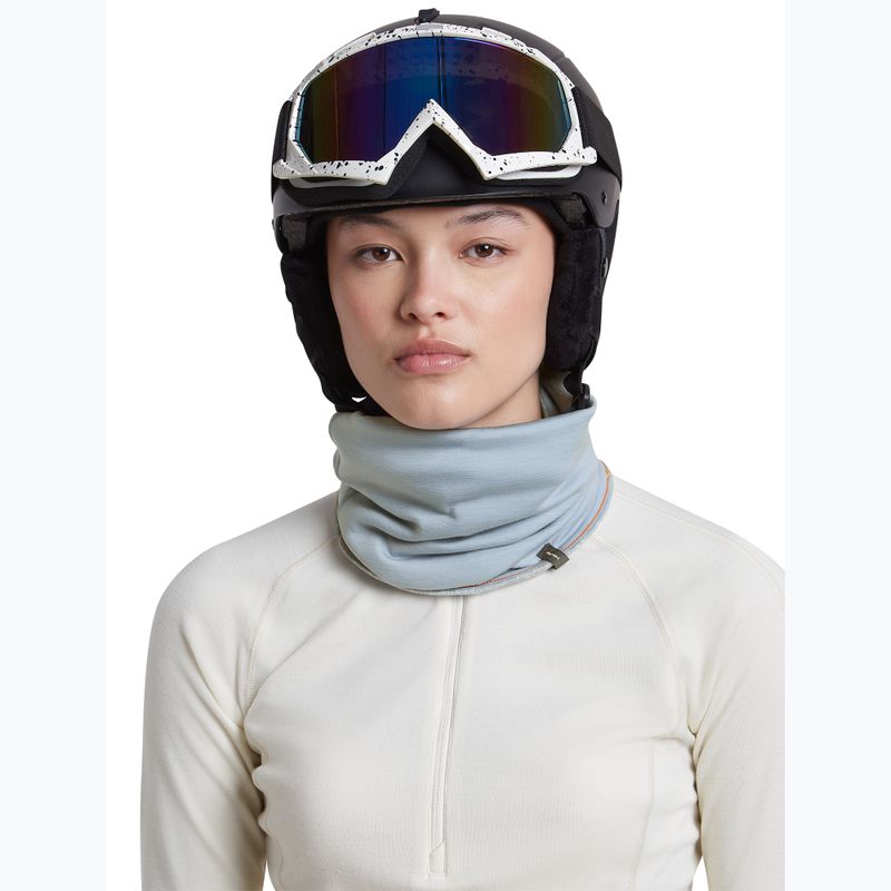 Kaklaskarė icebreaker Merino 260 Oasis Vertex Reversible Chute Chillwave snow/zinc blue 6