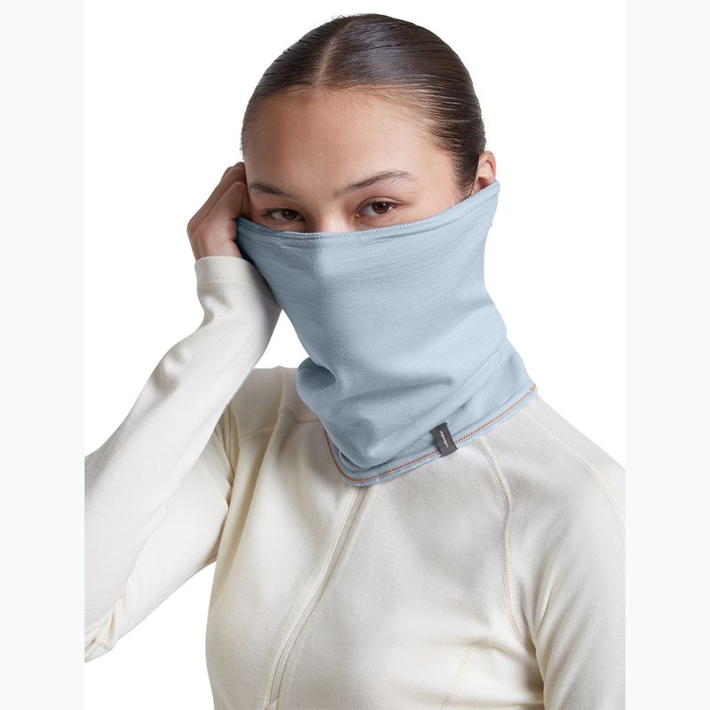 Kaklaskarė icebreaker Merino 260 Oasis Vertex Reversible Chute Chillwave snow/zinc blue 7
