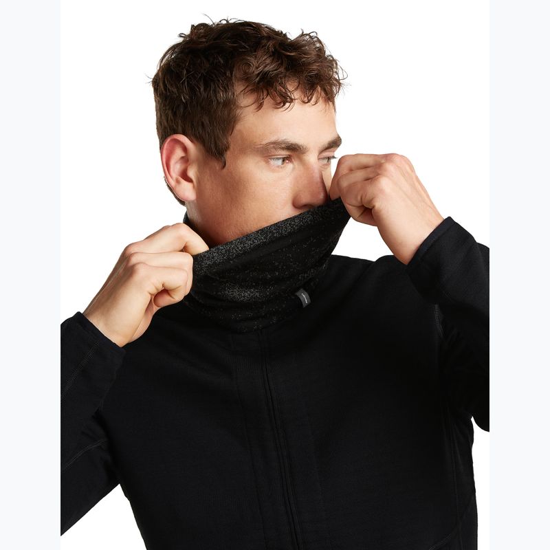 Kaklaskarė icebreaker Merino 260 Oasis Vertex Reversible Chute Chillwave black/obsidian 3