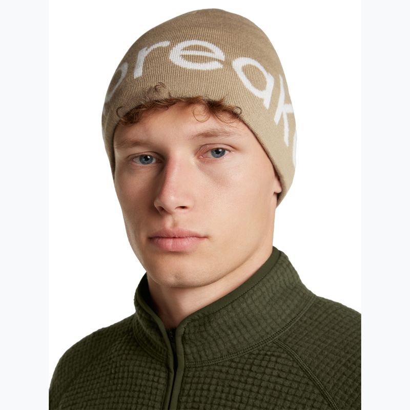 Žieminė kepurė icebreaker Merino Icebreaker Beanie cumin/ecru heather 4