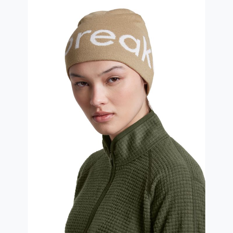 Žieminė kepurė icebreaker Merino Icebreaker Beanie cumin/ecru heather 7