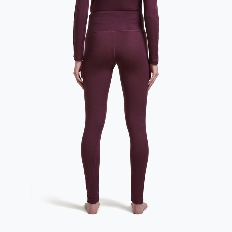 Moteriškos termo kelnės Icebreaker Merino 200 Oasis High Rise Leggins dark berry 3
