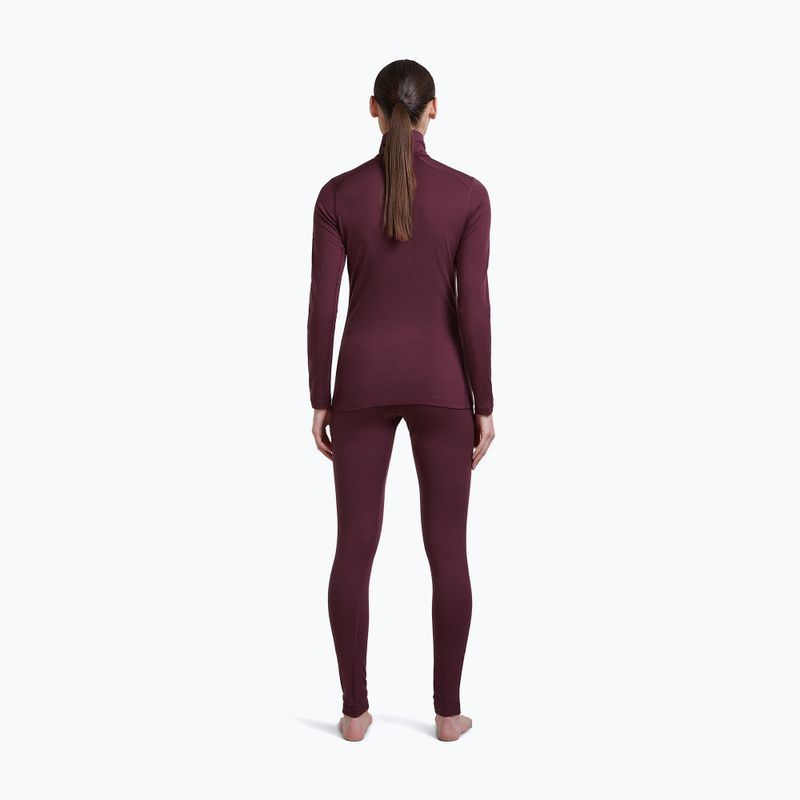 Moteriškos termo kelnės Icebreaker Merino 200 Oasis High Rise Leggins dark berry 4