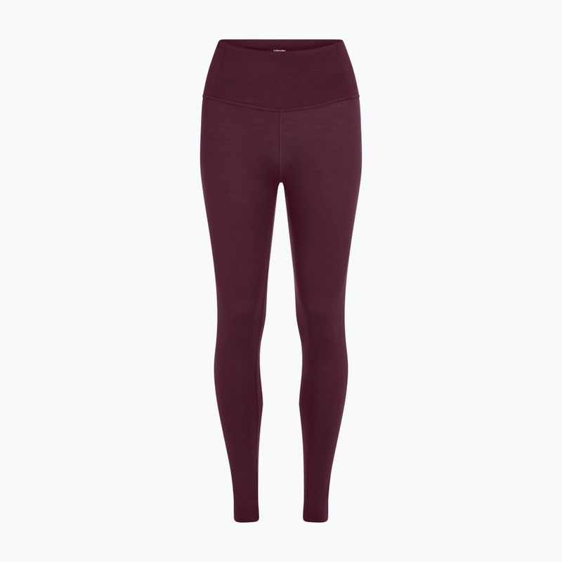 Moteriškos termo kelnės Icebreaker Merino 200 Oasis High Rise Leggins dark berry 6