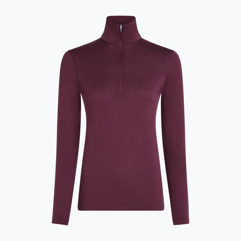 Moteriškas termo džemperis Icebreaker 200 Oasis LS Half Zip dark berry 8