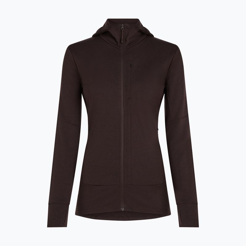Moteriškas džemperis Icebreaker Merino 260 Quantum IV LS Zip Hoodie bittersweet 9