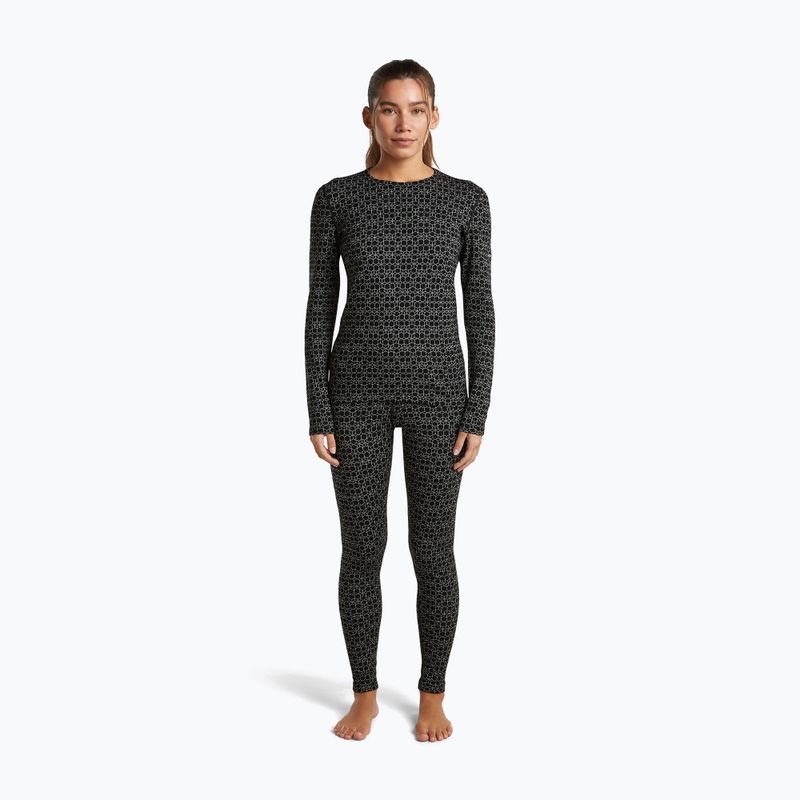 Moteriškos termo kelnės icebreaker Merino 260 Tech Vertex High Rise black/snow 2