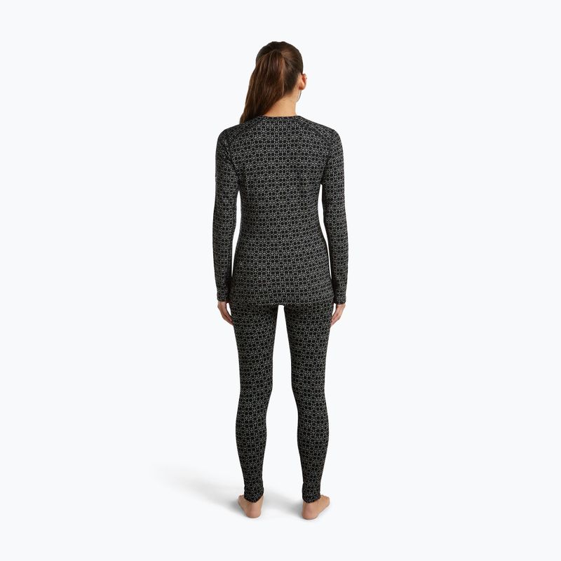 Moteriškas termo džemperis Icebreaker Merino 260 Tech Vertex Crewe Black/Snow 4