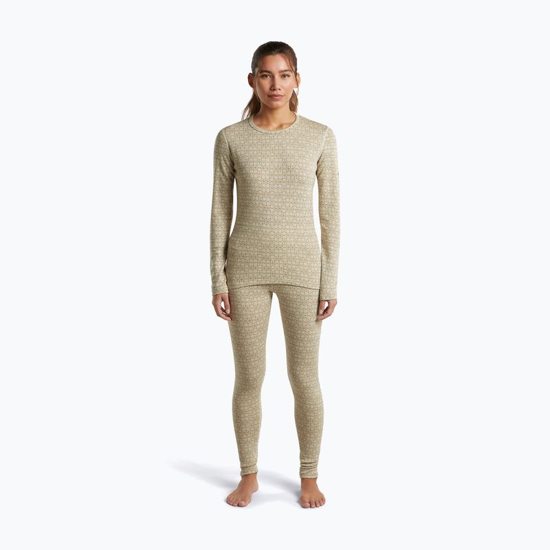 Moteriškas termo džemperis Icebreaker Merino 260 Tech Vertex Crewe Undyed/Cumin 2
