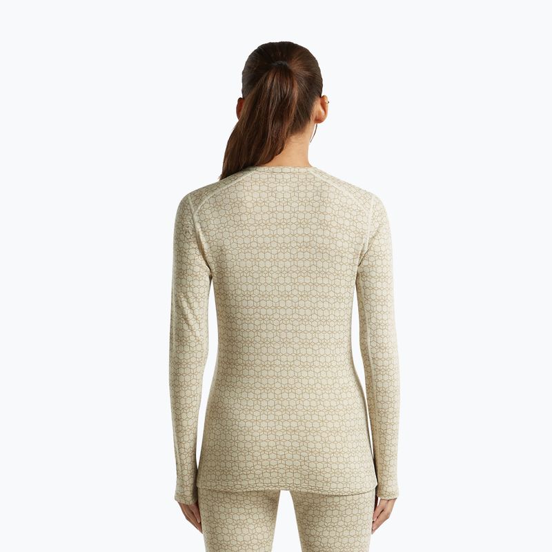 Moteriškas termo džemperis Icebreaker Merino 260 Tech Vertex Crewe Undyed/Cumin 3