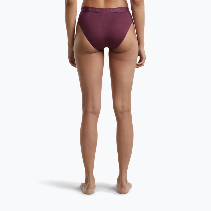 Moteriškoi termo apatiniai Icebreaker Merino 125 Cool-Lite Sprite Hipster dark berry 4