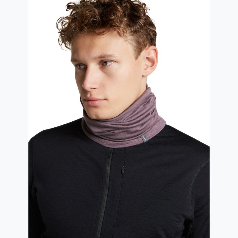 Daugiafunkcinė skara icebreaker Flexi Chute grey plum 3
