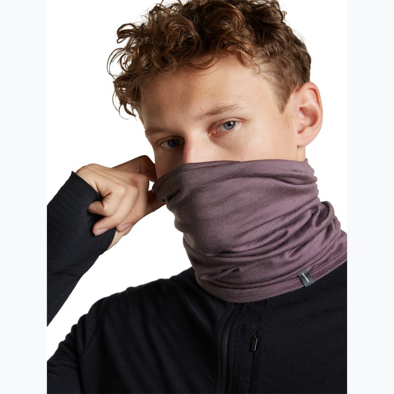 Daugiafunkcinė skara icebreaker Flexi Chute grey plum 4
