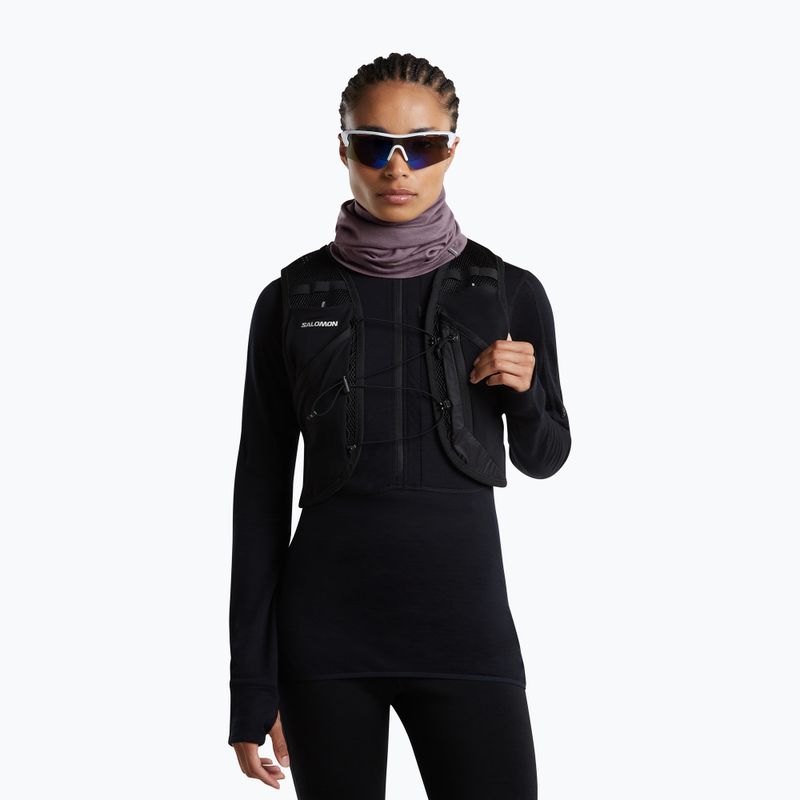 Daugiafunkcinė skara icebreaker Flexi Chute grey plum 5