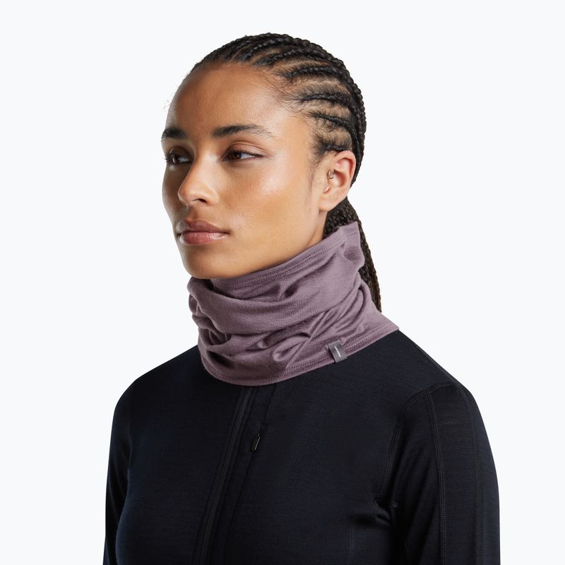 Daugiafunkcinė skara icebreaker Flexi Chute grey plum 6