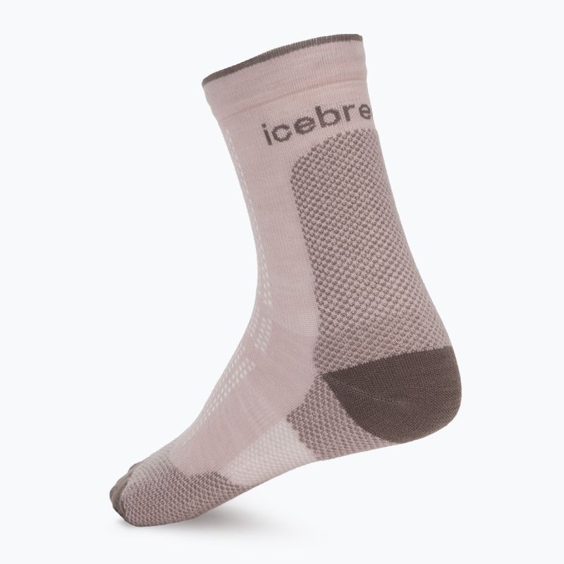 Moteriškos kojinės Icebreaker Merino Hike+ Ultralight Quarter pink quartz/porcini 2