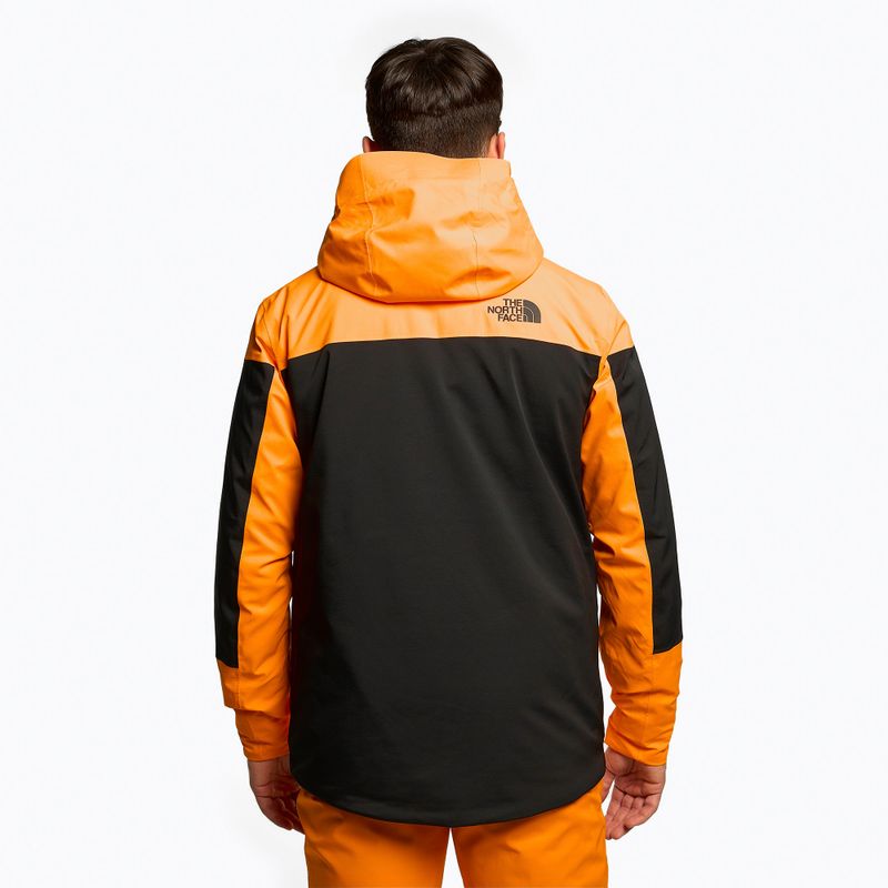 Vyriška slidinėjimo striukė The North Face Chakal orange and black NF0A5GM37Q61 3