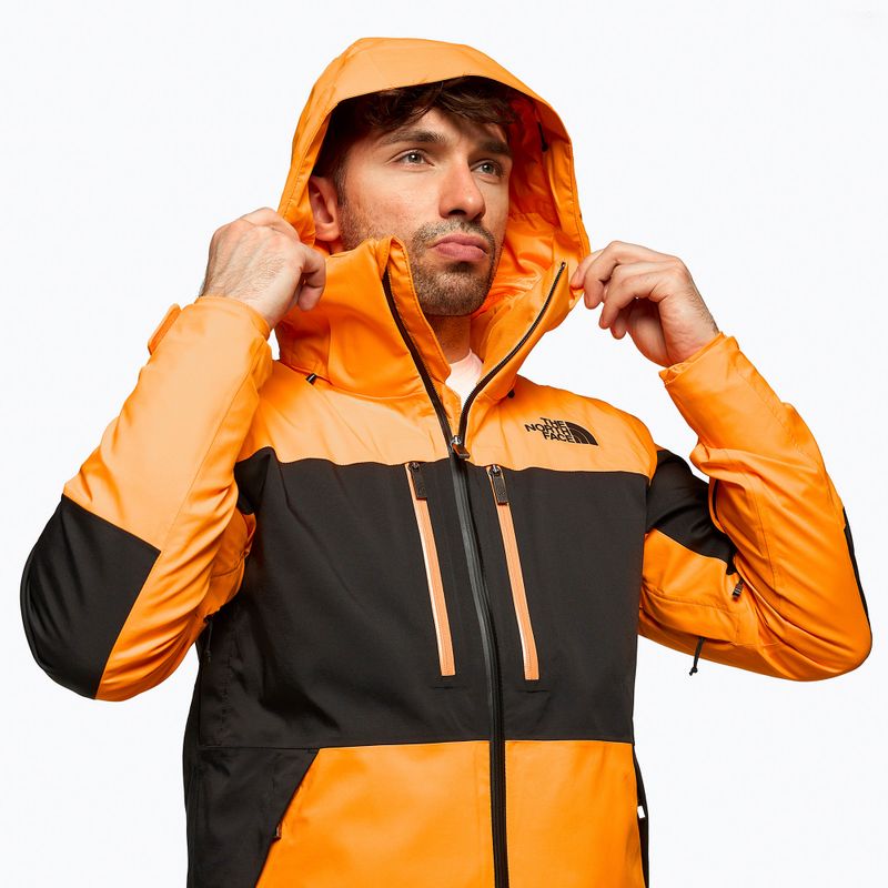 Vyriška slidinėjimo striukė The North Face Chakal orange and black NF0A5GM37Q61 4