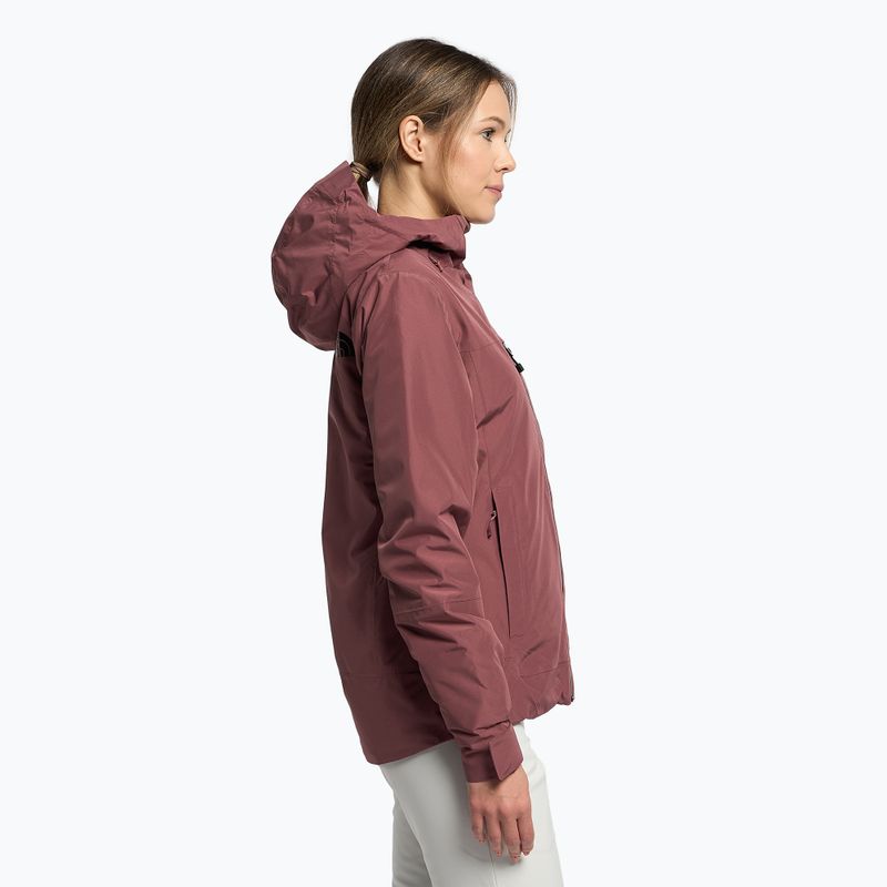 The North Face Descendit moteriška slidinėjimo striukė kaštoninės spalvos NF0A4R1R6R41 3