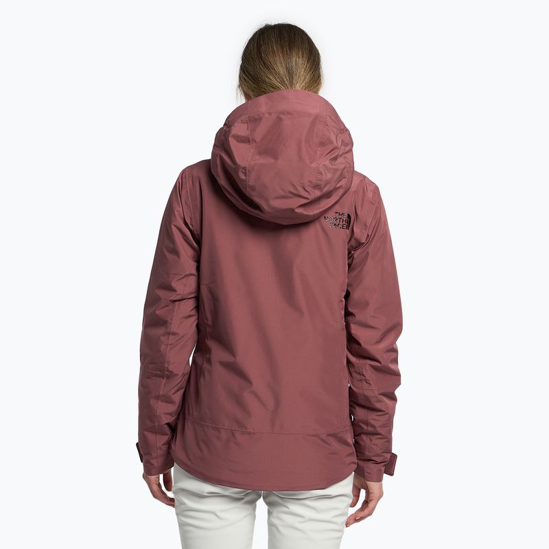 The North Face Descendit moteriška slidinėjimo striukė kaštoninės spalvos NF0A4R1R6R41 4