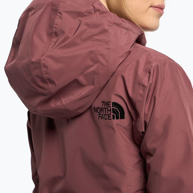 The North Face Descendit moteriška slidinėjimo striukė kaštoninės spalvos NF0A4R1R6R41 5