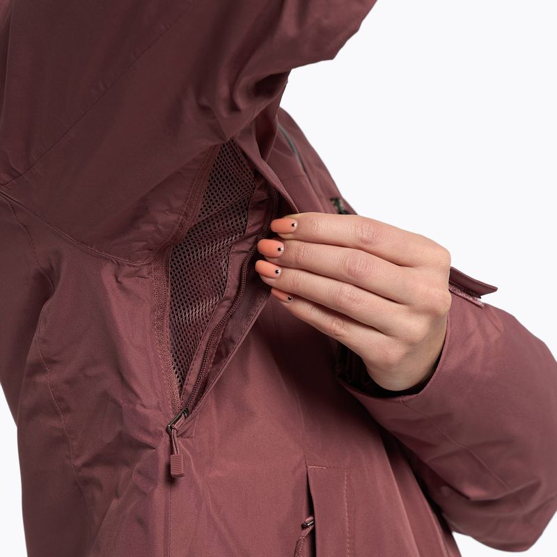 The North Face Descendit moteriška slidinėjimo striukė kaštoninės spalvos NF0A4R1R6R41 8