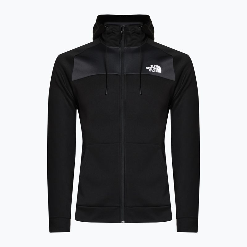 Vyriški džemperiai The North Face Reaxion Fleece Full Zip Hoodie black-grey NF0A7Z9OKT01