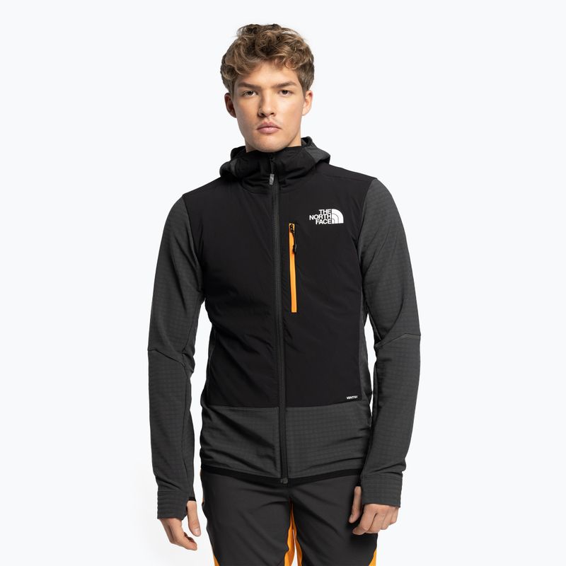 Vyriški The North Face Dawn Turn Hybrid Ventrix Midlayer Grey NF0A7Z8QMN81 Slidinėjimo džemperiai