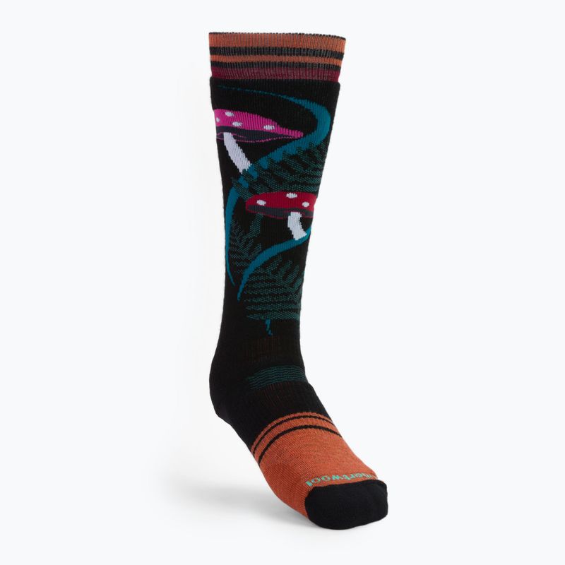 Moteriškos kojinės snieglentei Smartwool Snowboard Full Cushion Fungi Fabulous OTC black SW001868001