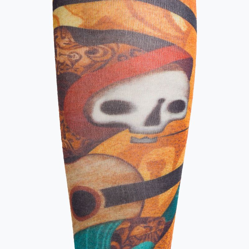 Vyriškos Smartwool Ski Zero Cushion Memory Quilt Print OTC oranžinės kojinės SW001917150 3