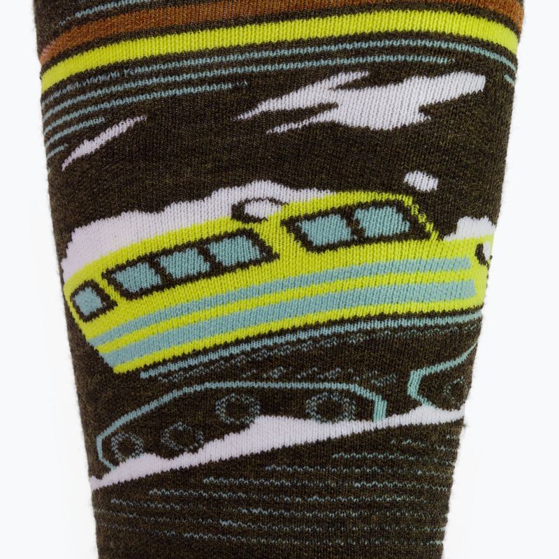 Vyriškos Smartwool snieglenčių kojinės Targeted Cushion Piste Machine OTC green SW001922D11 4