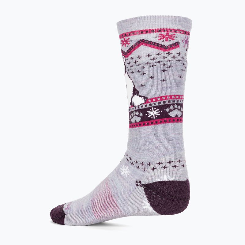 Vaikiškos kojinės Smartwool Wintersport Full Cushion Polar Bear Pattern OTC purple eclipse 2