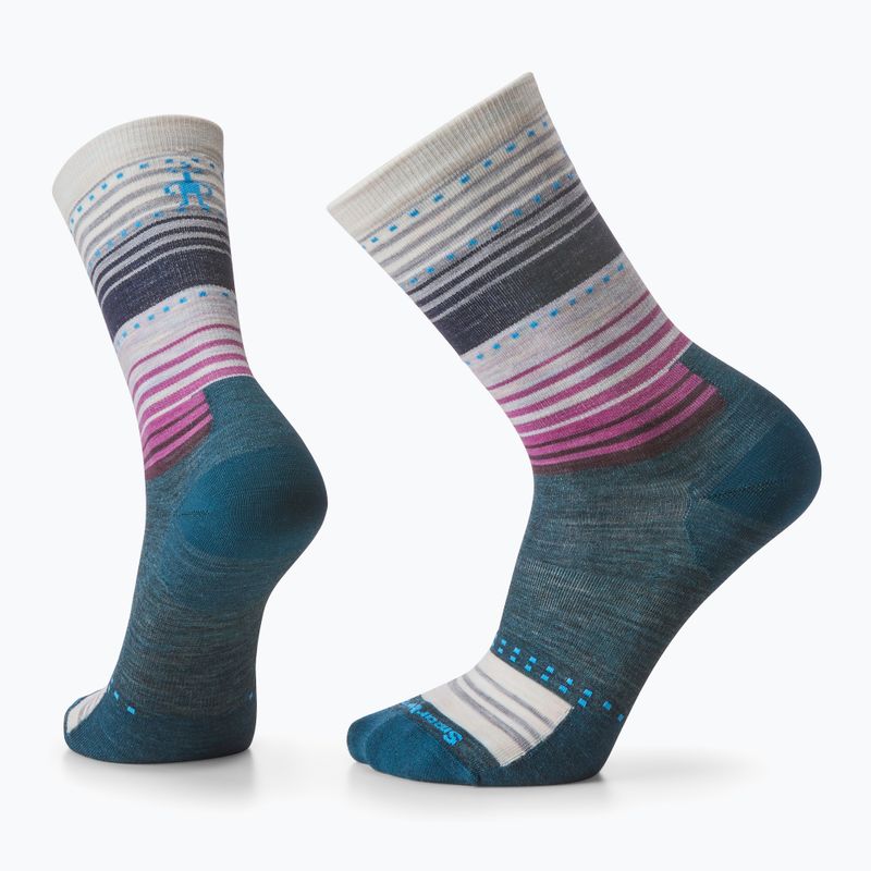 Žygio kojinės Smartwool Everyday Stitch Stripe Crew twilight blue