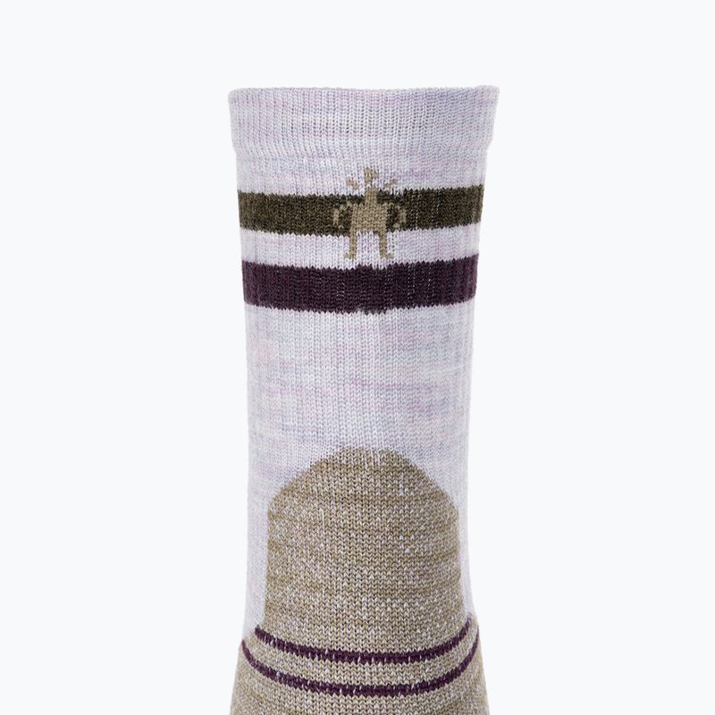 Moteriškos žygio kojinės Smartwool Hike Light Cushion Tube Stripe Crew purple eclipse 3