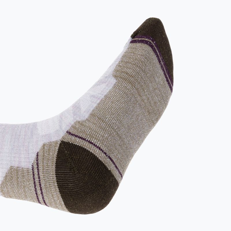 Moteriškos žygio kojinės Smartwool Hike Light Cushion Tube Stripe Crew purple eclipse 5
