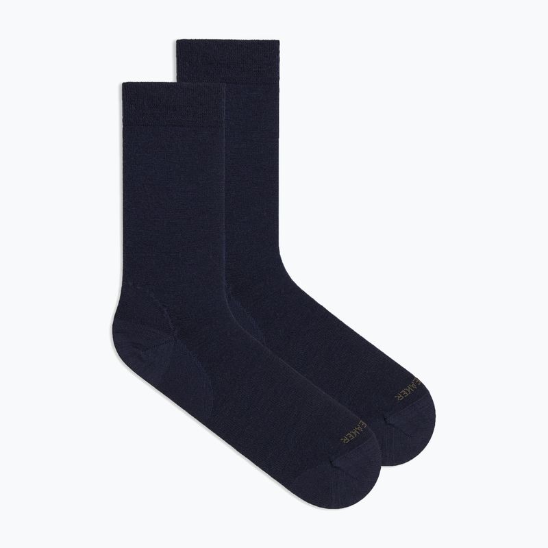 Moteriškos kojinės Icebreaker Lifestyle Fine Gauge Crew midnight navy/dark loden
