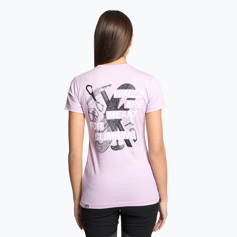 Moteriški trekingo marškinėliai The North Face Outdoor Graphic SS purple NF0A827M 2