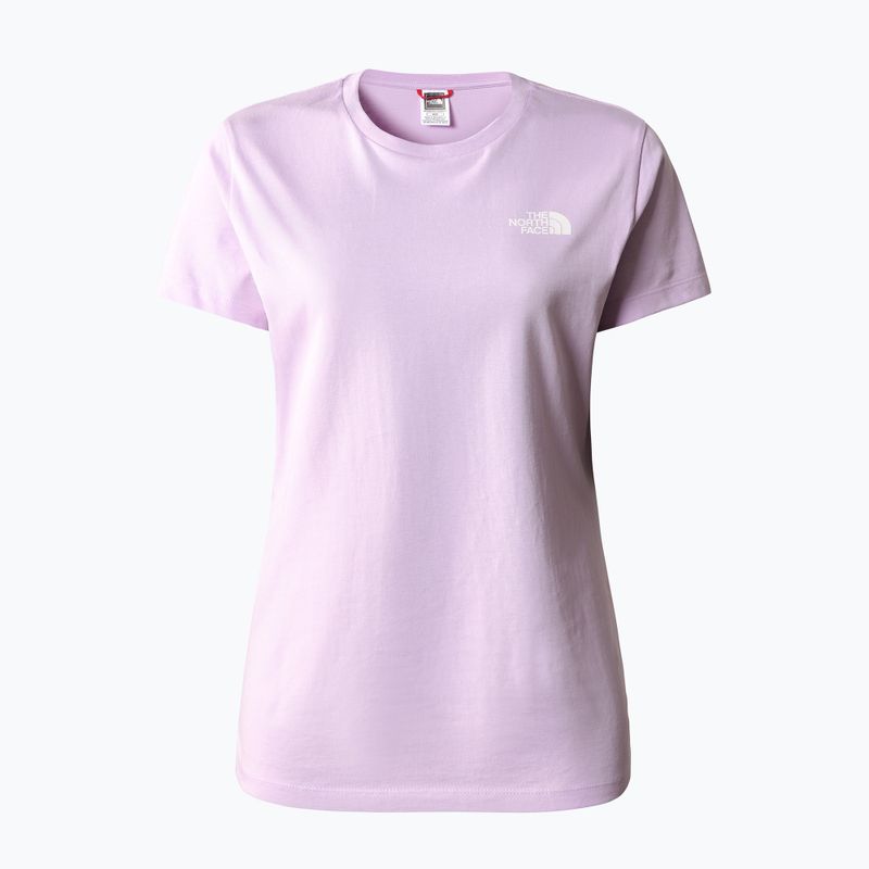 Moteriški trekingo marškinėliai The North Face Outdoor Graphic SS purple NF0A827M 4