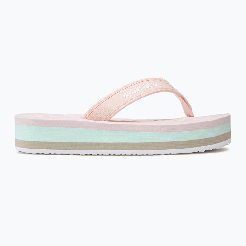 Moteriškos šlepetės per pirštą Napapijri NP0A4HL1 pale pink new 8