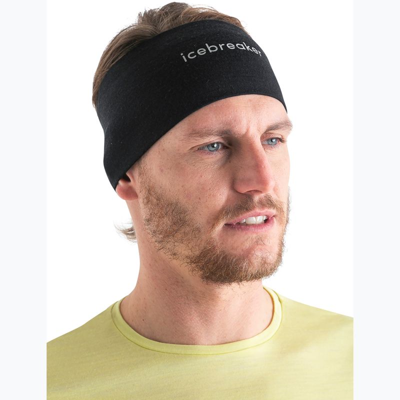 Galvos juosta icebreaker Merino 200 Oasis Headband black 4