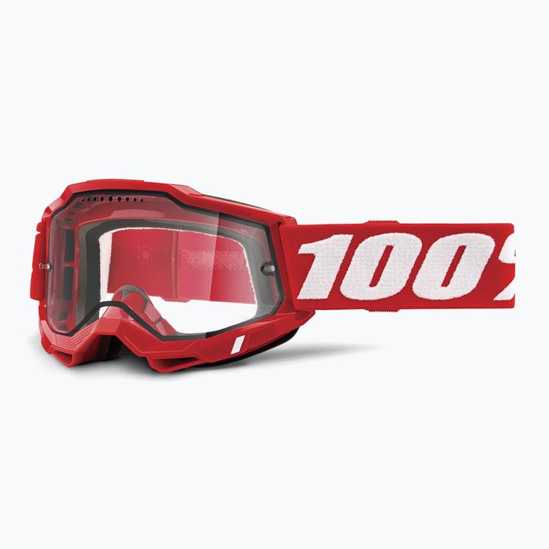 Dviračių akiniai 100 % Accuri 2 Enduro MTB neon/red/clear 5