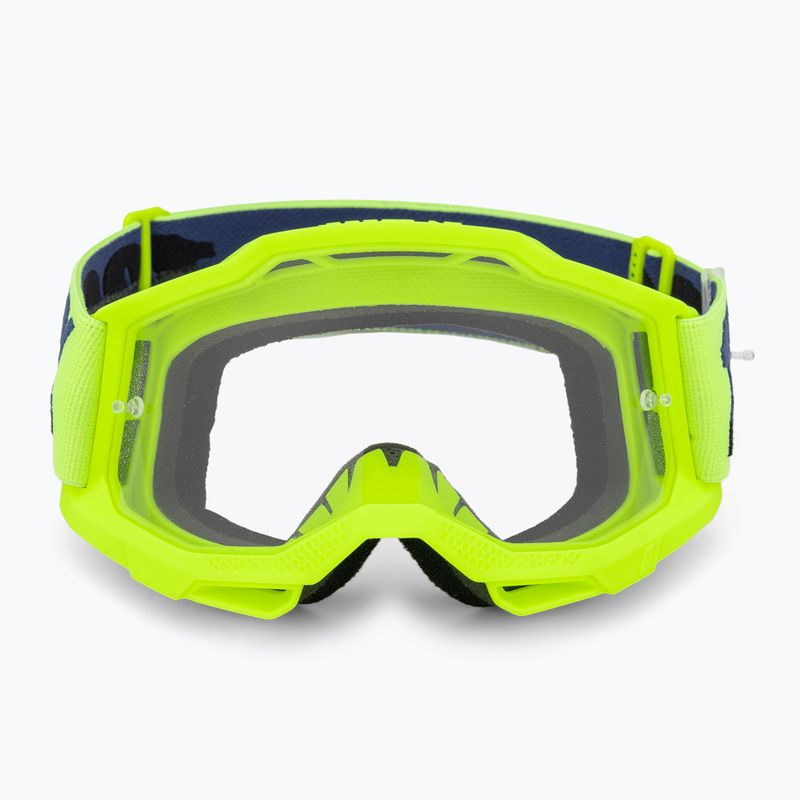 Vaikiški dviračių akiniai 100 % Accuri 2 Junior fluo/yellow/clear 2