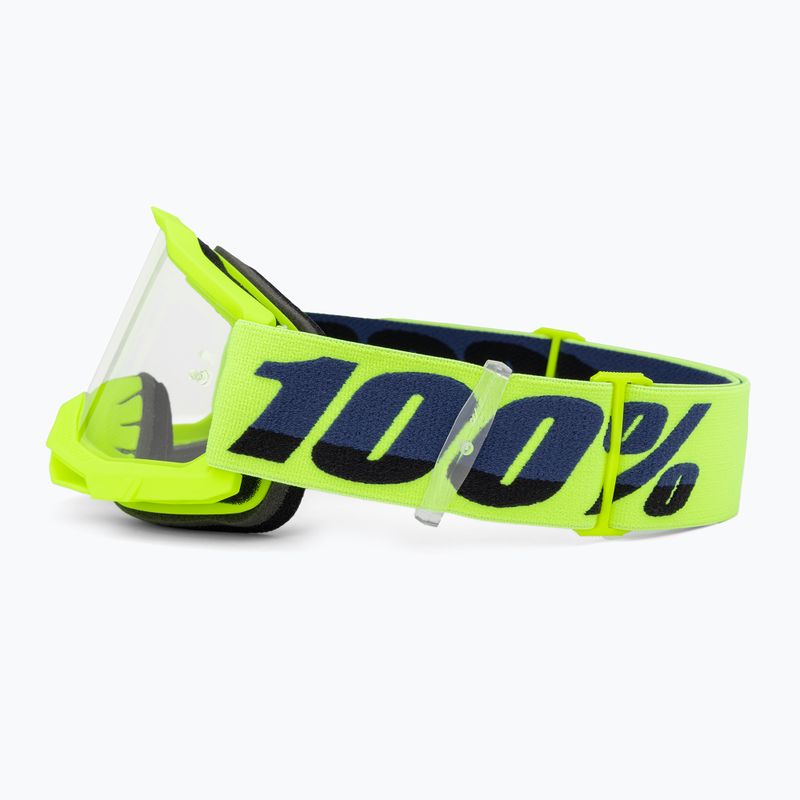 Vaikiški dviračių akiniai 100 % Accuri 2 Junior fluo/yellow/clear 4