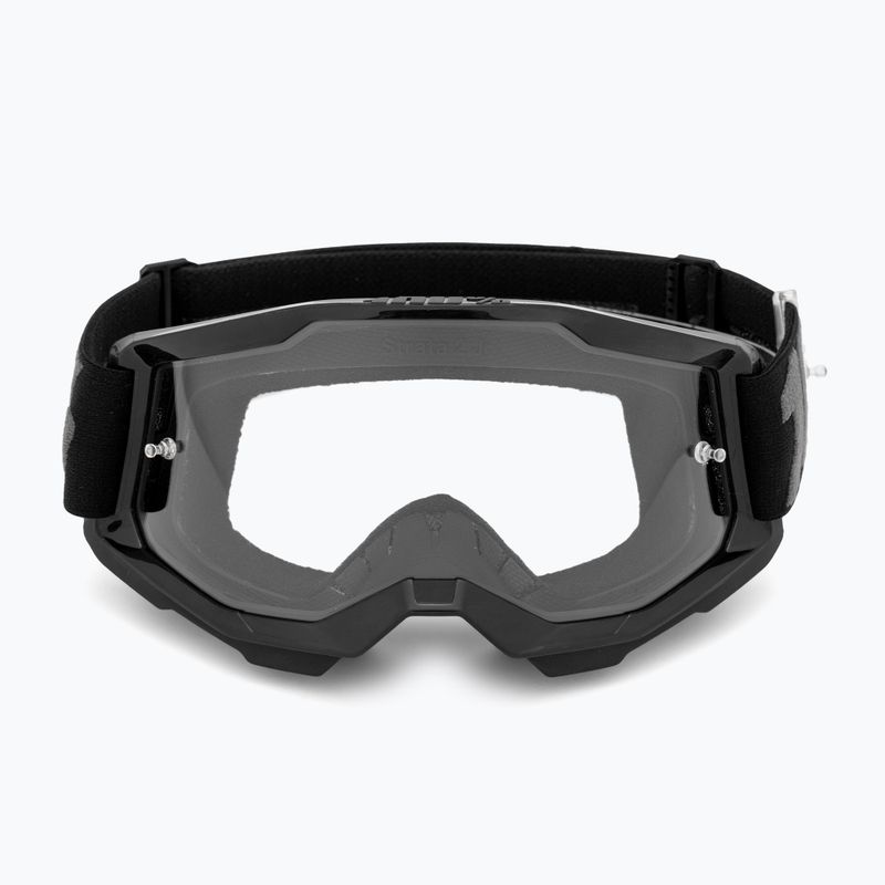 Vaikiški dviračių akiniai 100 % Strata 2 Junior 50031-00001 black/clear 2