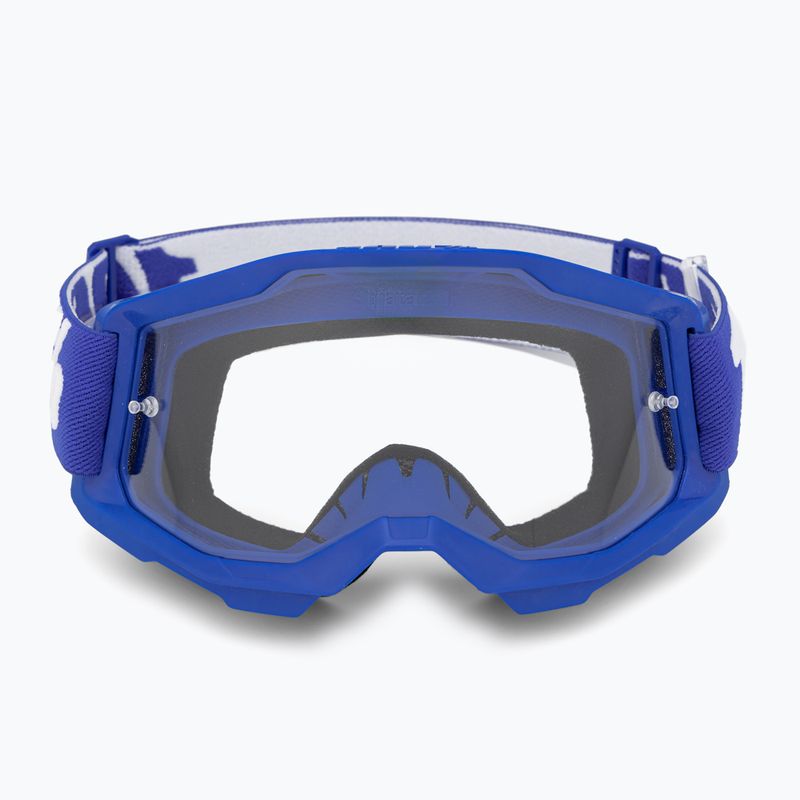 Vaikiški dviračių akiniai 100 % Strata 2 Junior blue/clear 2