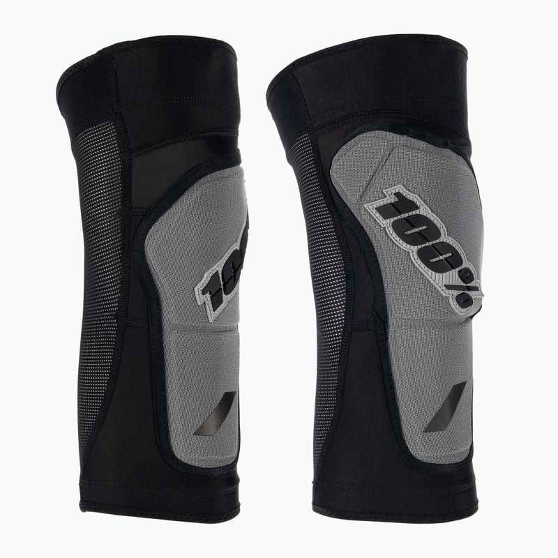 Dviračių kelių apsaugos 100% Ridecamp Knee black/grey