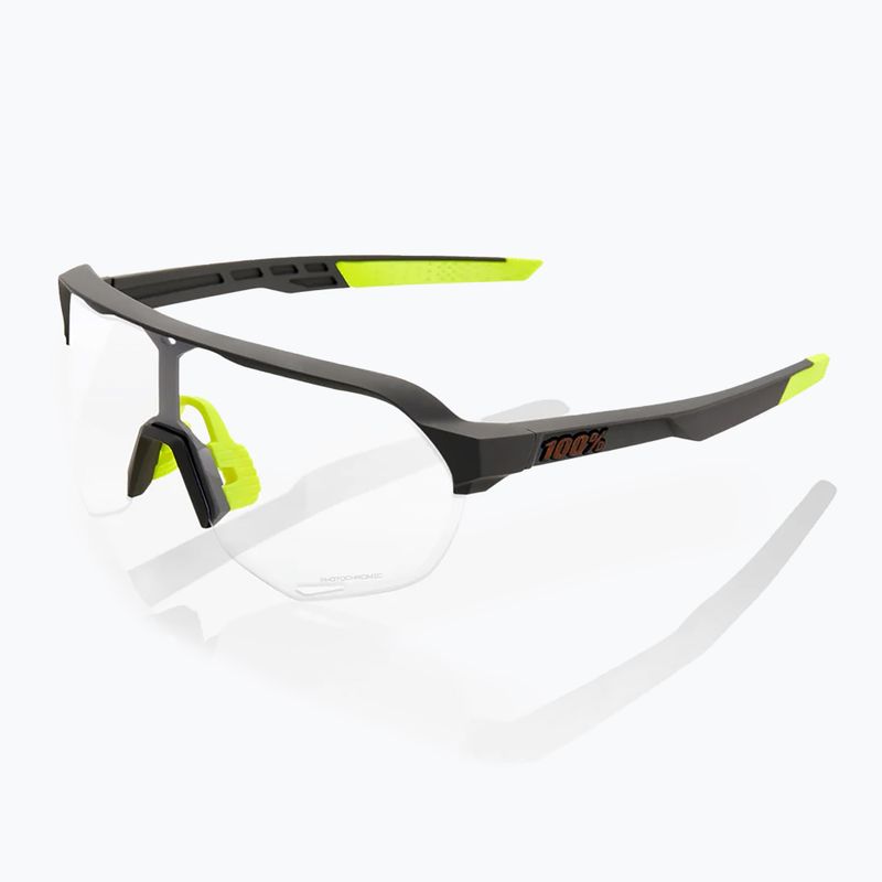 Akiniai nuo saulės 100 % S2 soft tact cool grey/photochromic