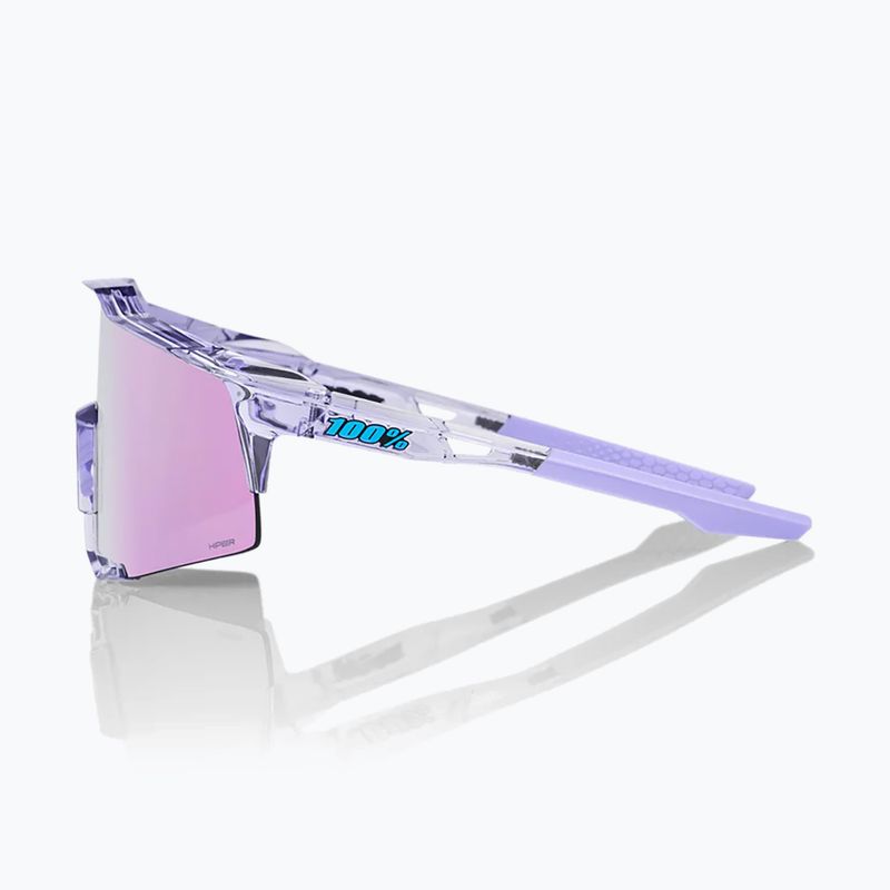 Akiniai nuo saulės 100 % Speedcraft polished translucent lavender/hiper lavender mirror 3