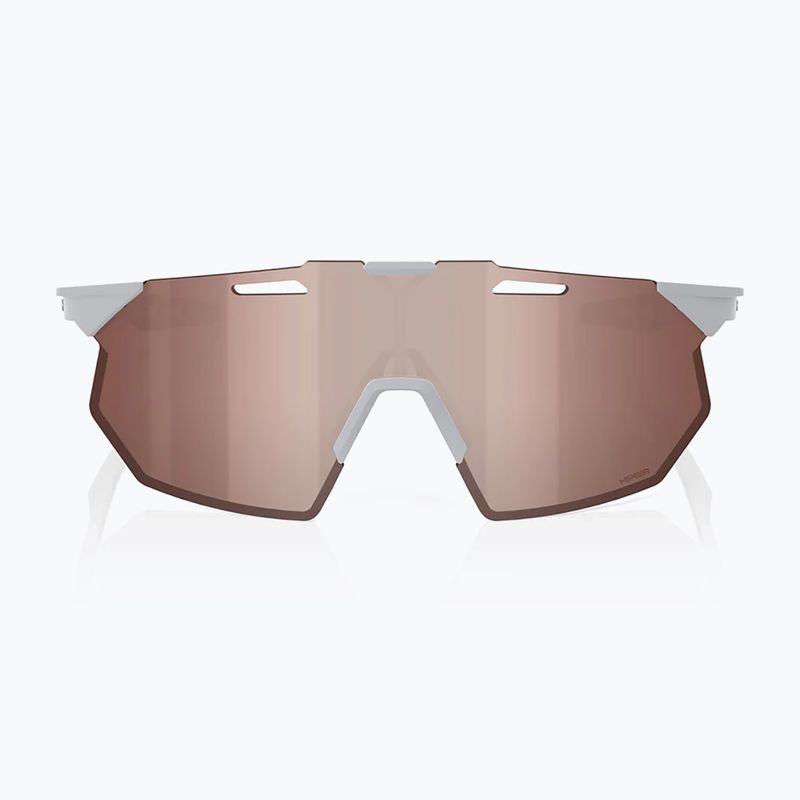 Akiniai nuo saulės 100 % Hypercraft SQ matte stone grey/hiper crimson silver mirror 2